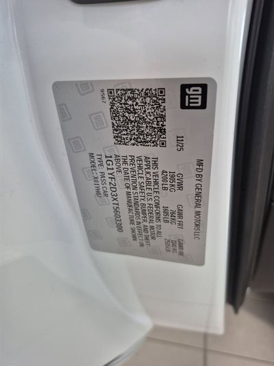 2026 Chevrolet Corvette Z06 3LZ