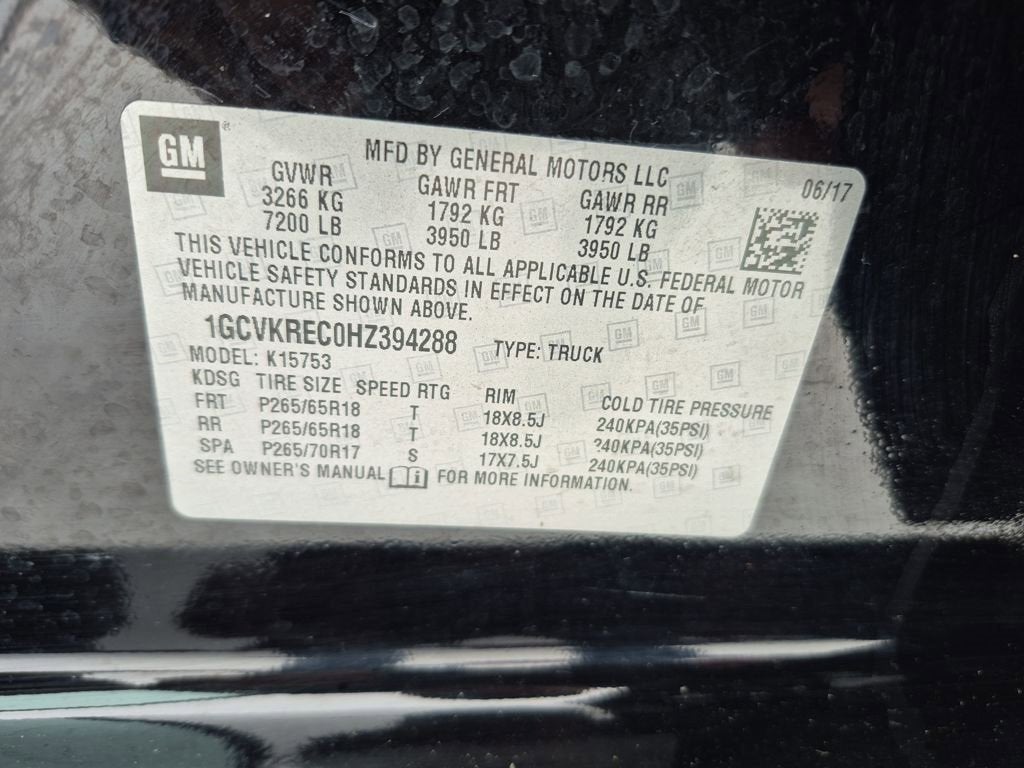 2017 Chevrolet Silverado 1500 LT