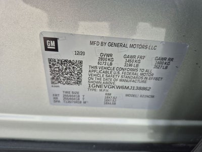 2021 Chevrolet Traverse LT Cloth