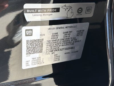 2026 Chevrolet Traverse High Country