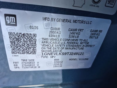 2026 Chevrolet Traverse RS