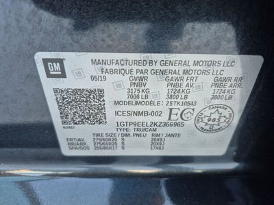 2019 GMC Sierra 1500 AT4