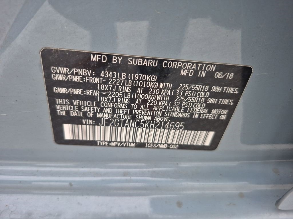 2019 Subaru Crosstrek Limited