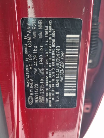 2024 Hyundai Elantra Hybrid Limited